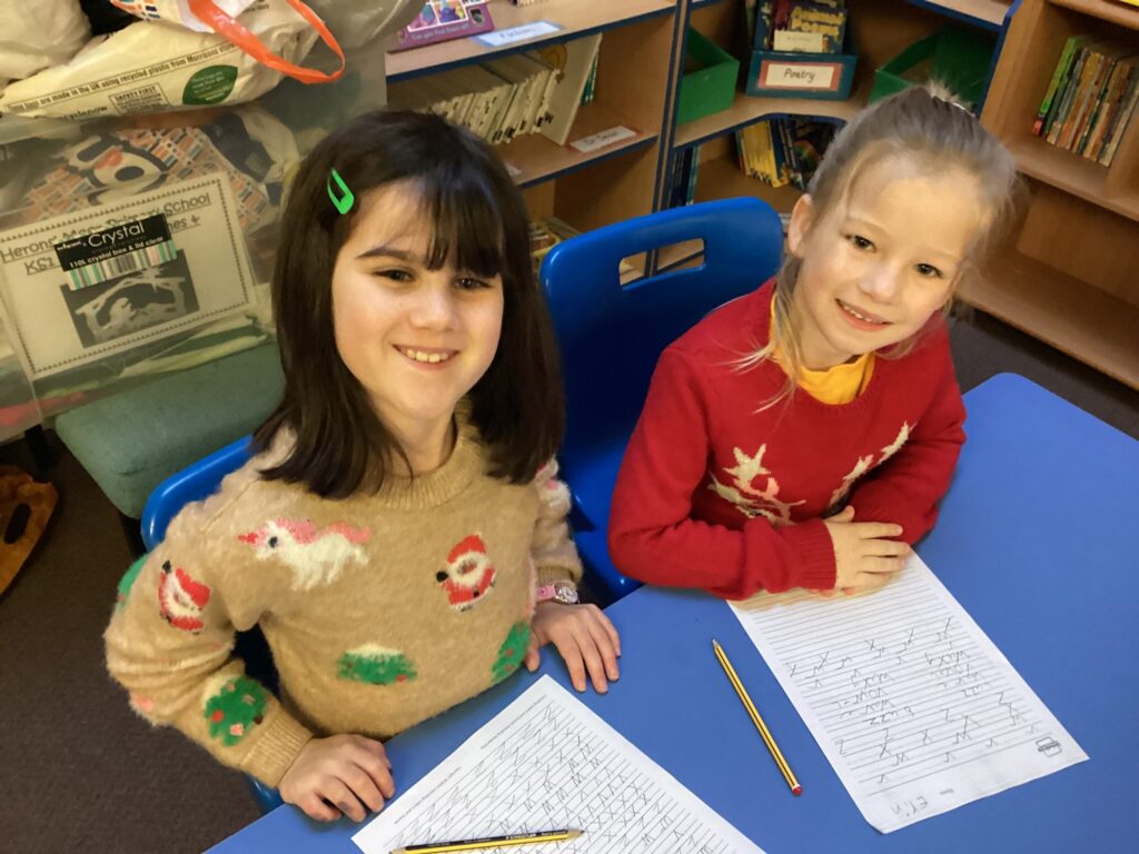 Herons’ Moor pupils wear festive jumpers for charity