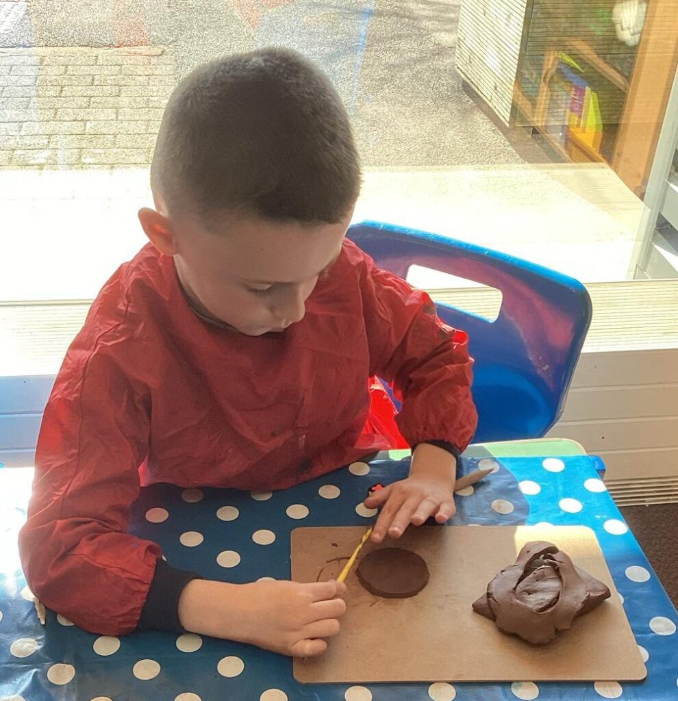 Pupils get creative with clay at Herons’ Moor