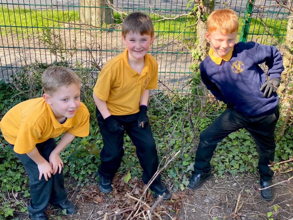 Young forest schoolers embrace nature