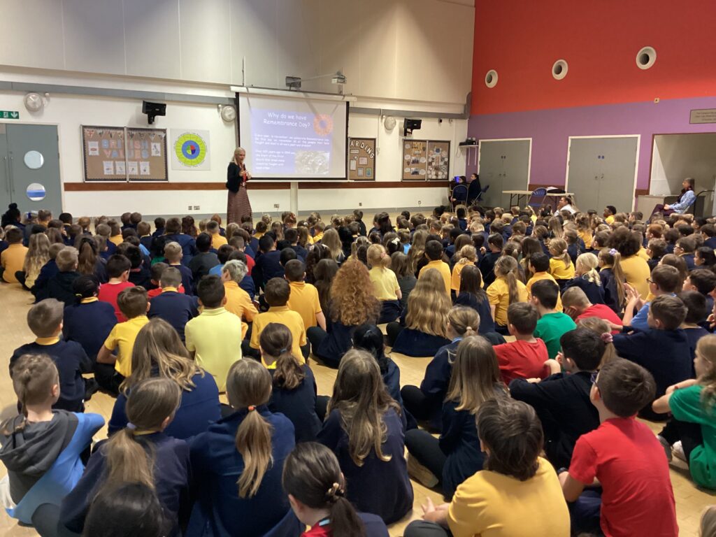 Herons’ Moor marks Armistice Day